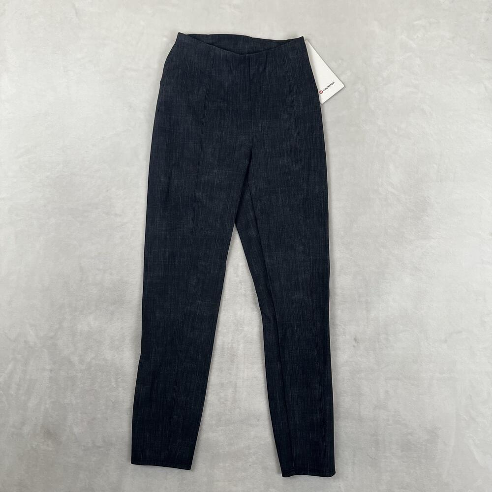 Lululemon Pants Women's 2 Gray Here To There HR Crop High Rise Woven Stretch
